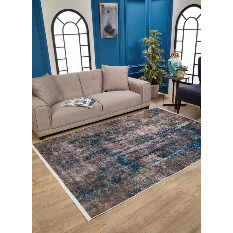 Williston Bespoky Automn Beige Modern Cotton Digital Print Area